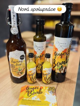 Naši milí zákazníci, máme těch spoluprací málo, tak je tu další 😁 Nově najdete v naší prodejně tyto zázvorové bomby od...